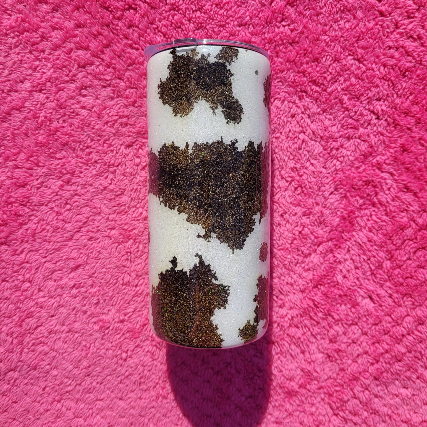Expresso Cow print 12oz Tumbler