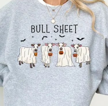 Bull Sheet Halloween Ghost Cows
