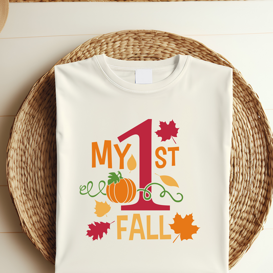 Infant First Fall- Festive Fall Onesie