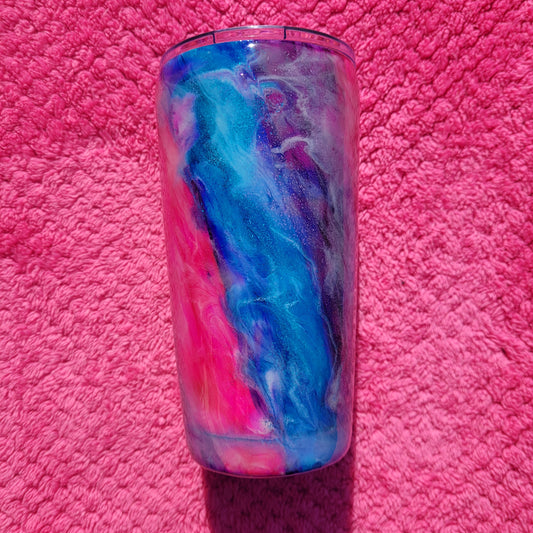 Glittered  Swirl 20oz tumbler
