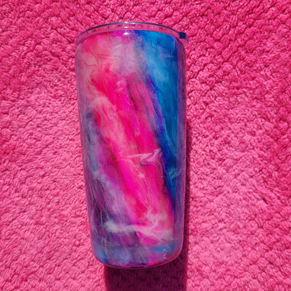 Glittered  Swirl 20oz tumbler