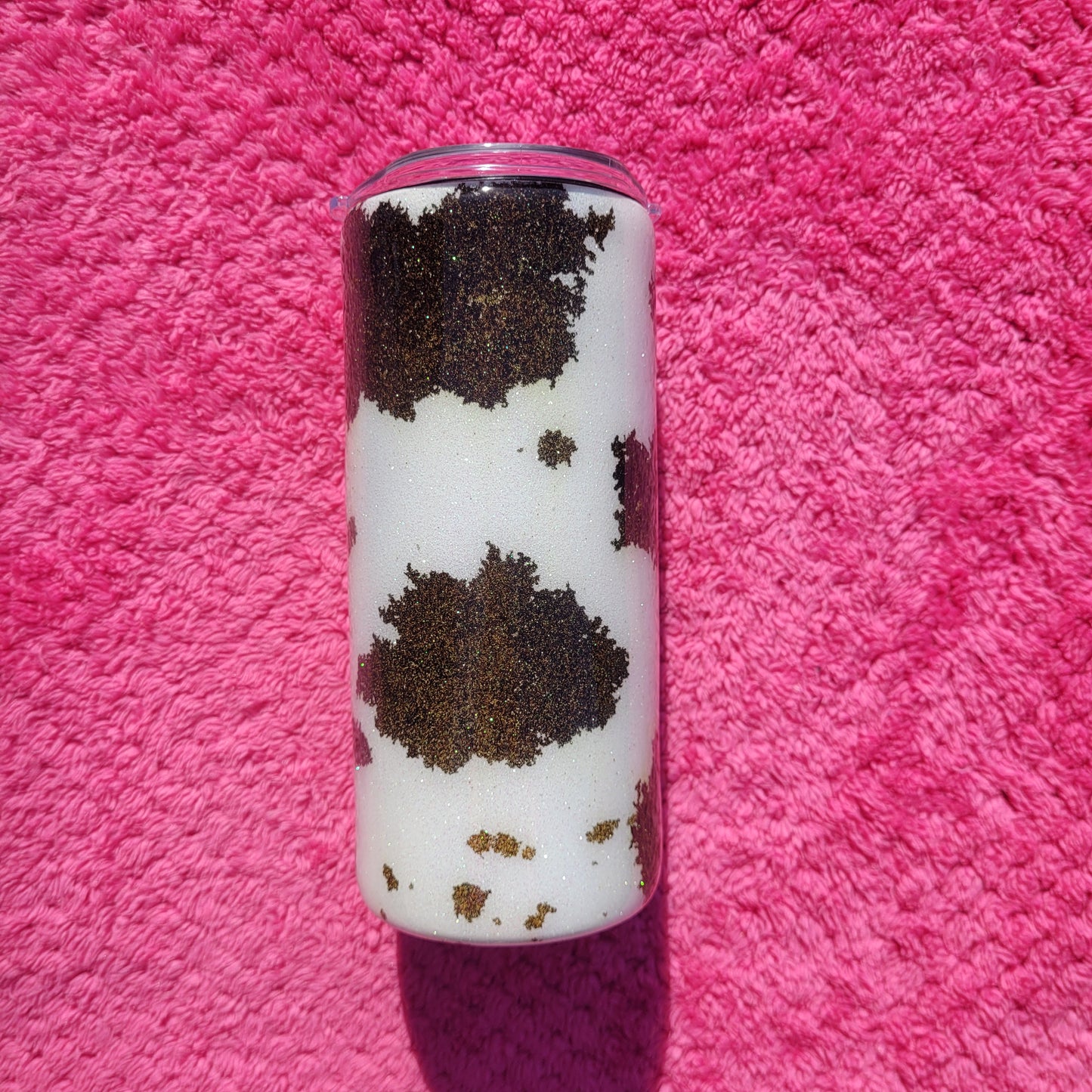 Expresso Cow print 12oz Tumbler