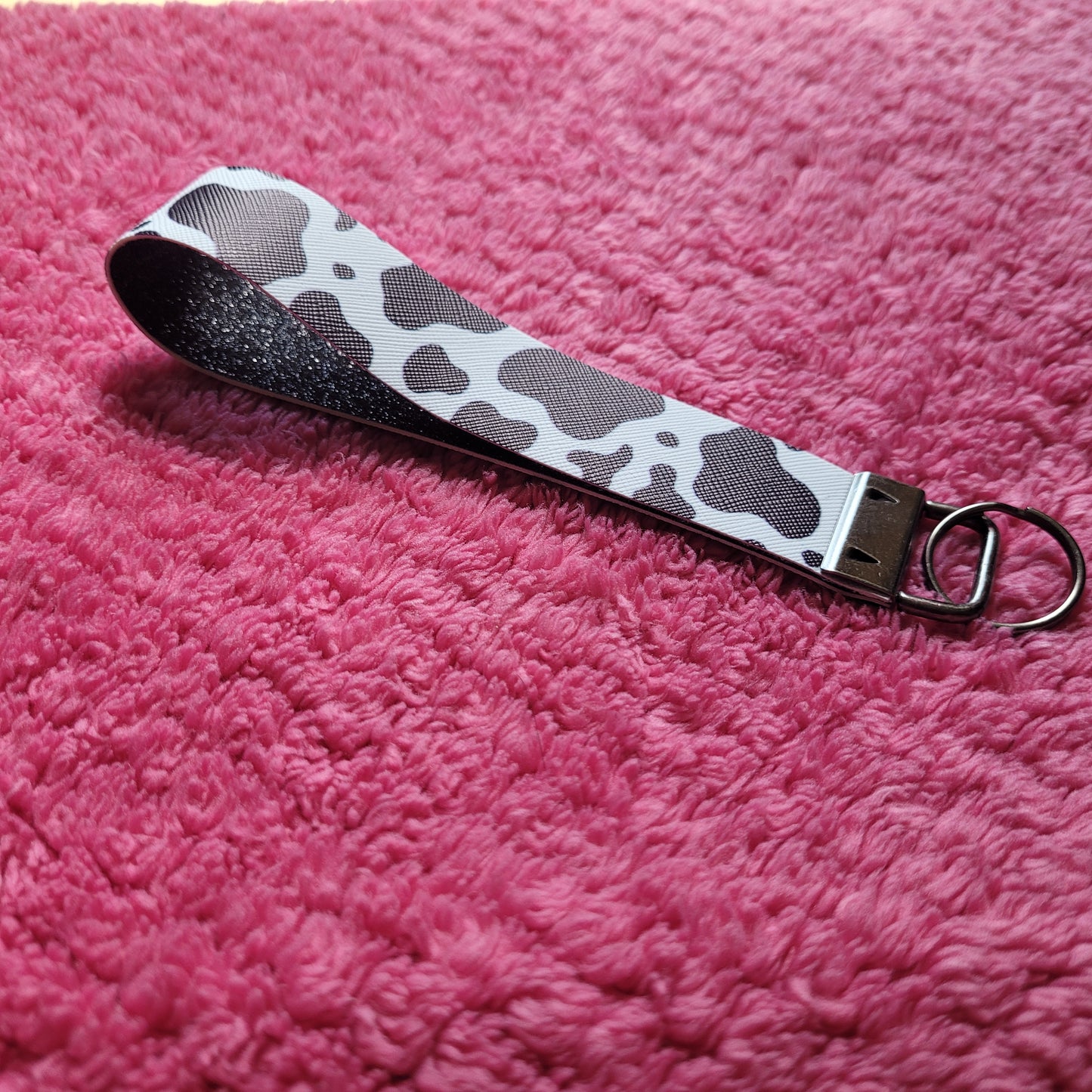 Cow print Wristlet