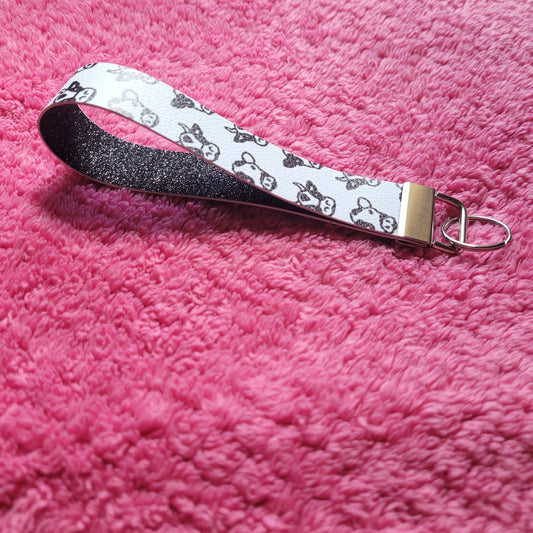 Holstein Cow Wristlet