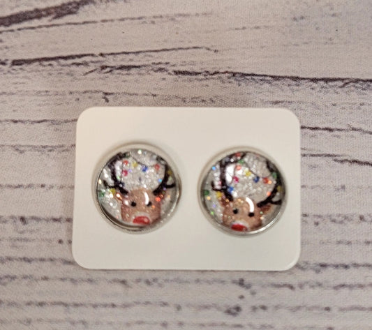 Reindeer Earring Studs