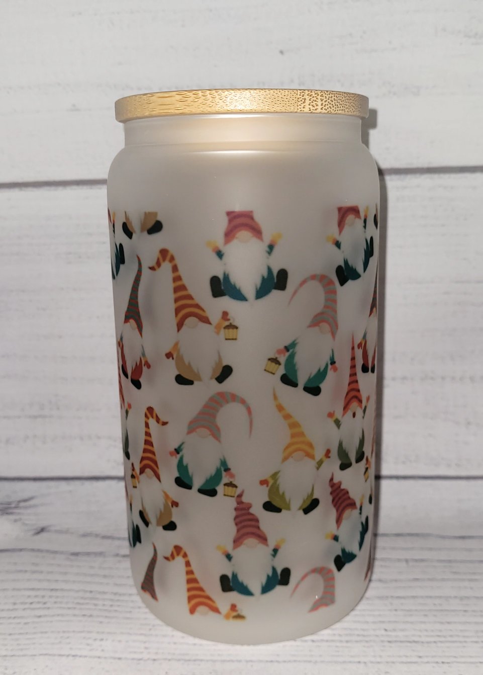 Christmas Gnomes Wrapped tumbler