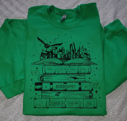 Harry Potter Books Collage Sweatshirt