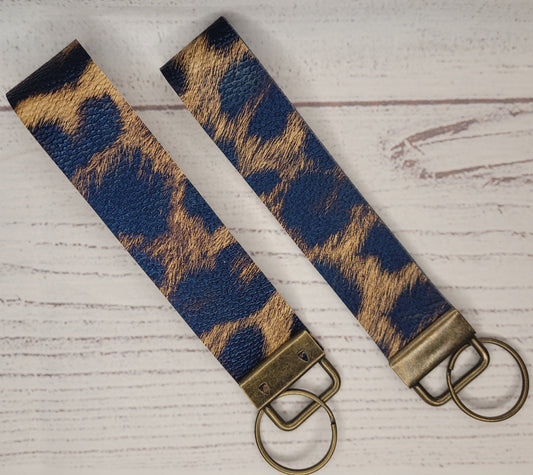Leopard Print Wristlet