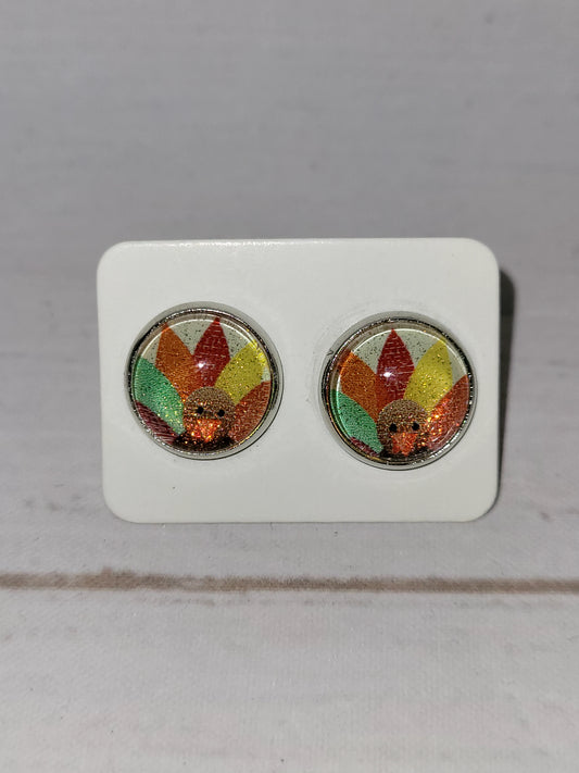 Colorful Turkey Earring Studs