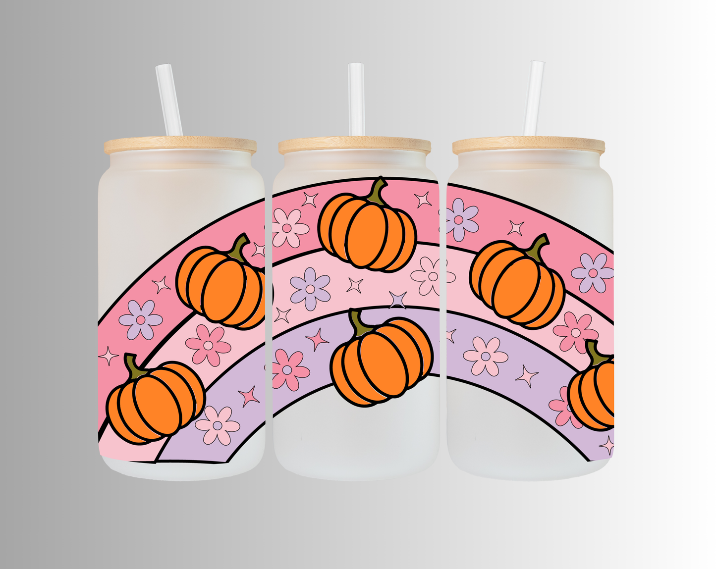 Rainbow Ghosts, Pumpkins, Witches & Bats