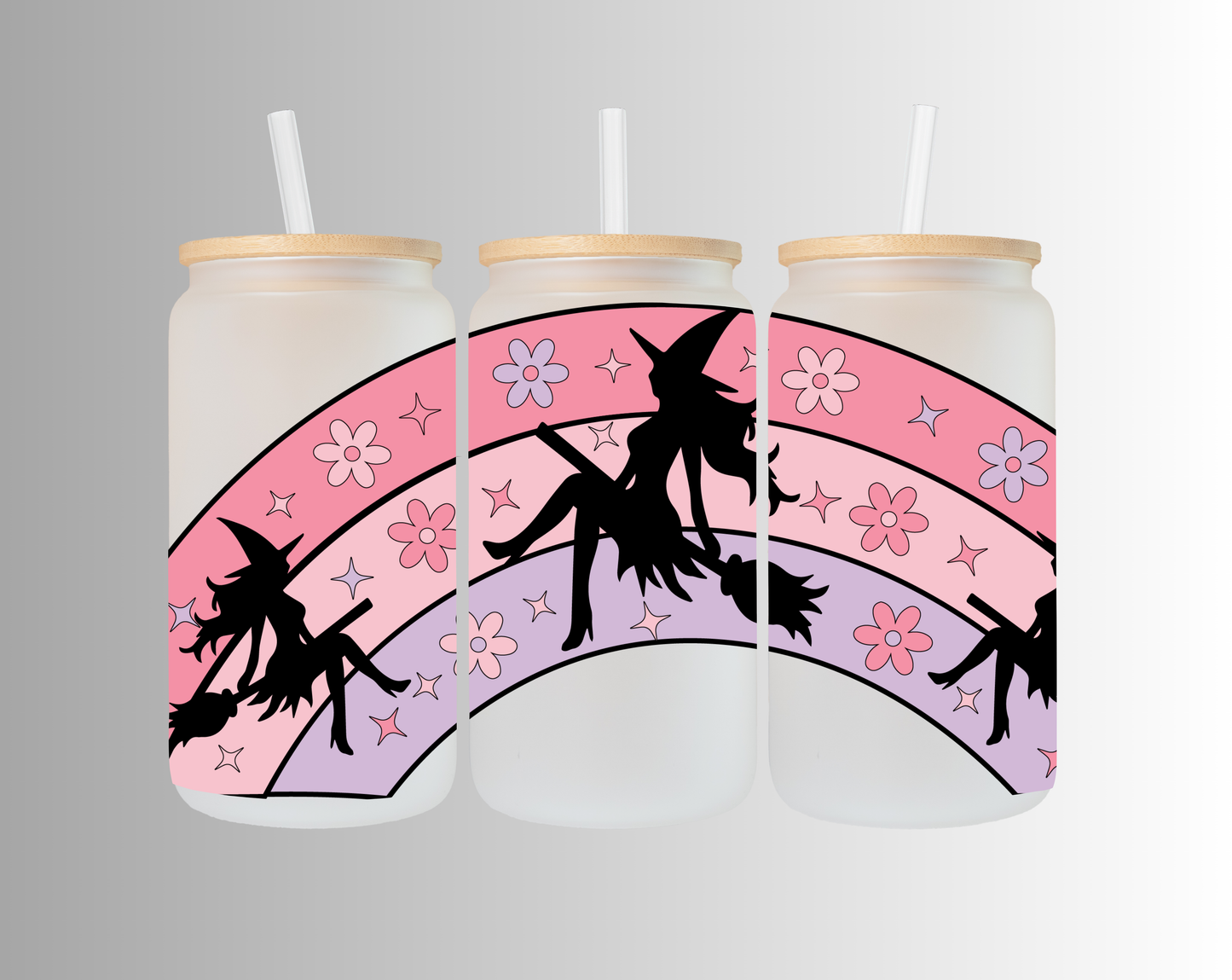 Rainbow Ghosts, Pumpkins, Witches & Bats