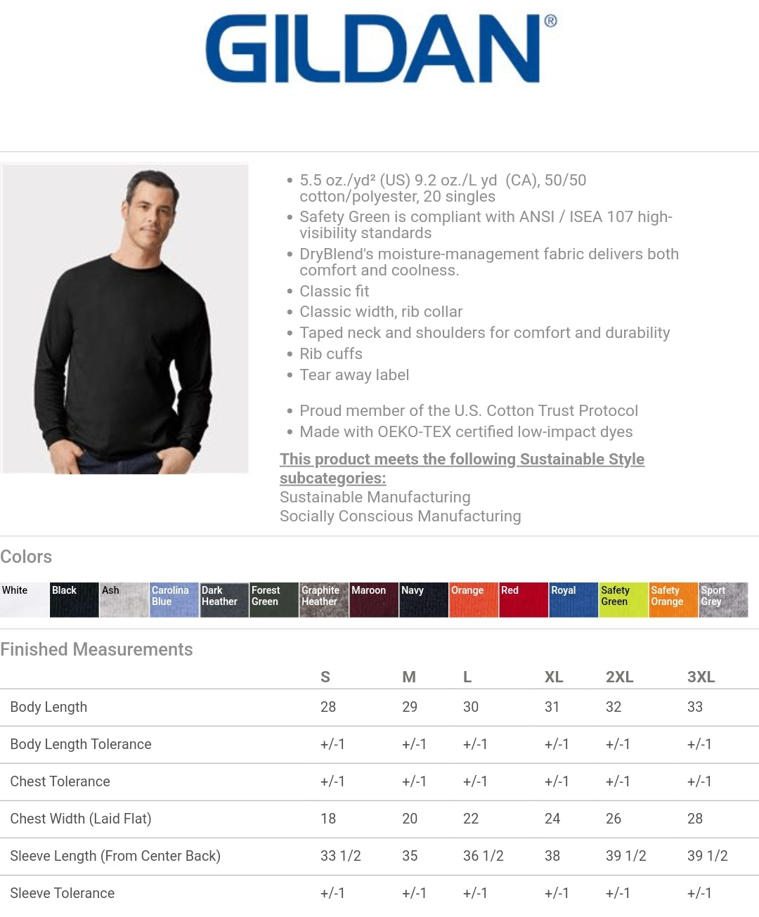 UPGRADE Gildan Longsleeve