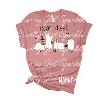 Goat Sheet Halloween Ghost Goats