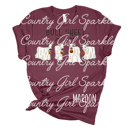 Bull Sheet Halloween Ghost Cows