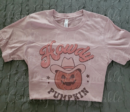 Howdy Pumpkin Country Tee