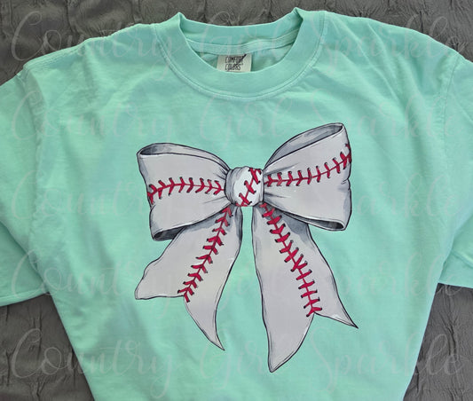 Croquette Baseball Bow