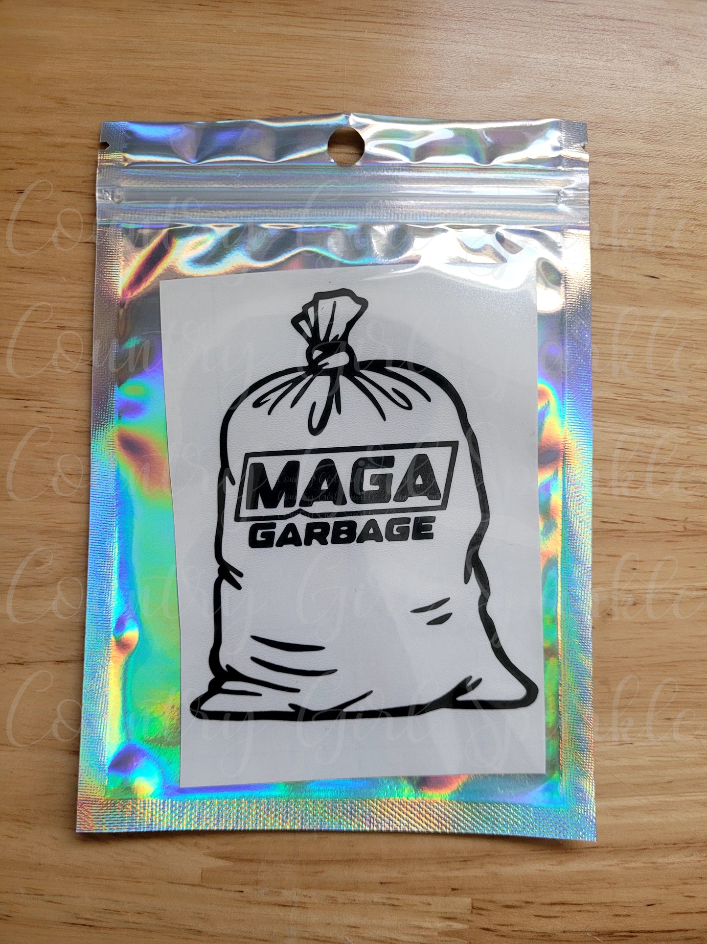 MAGA Garbage Trump Decal