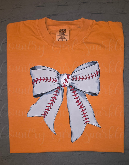 Croquette Baseball Bow