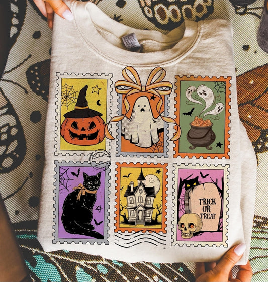 Retro Halloween Cards