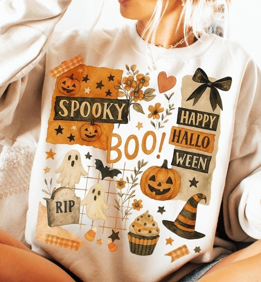 Spooky Halloween Collage