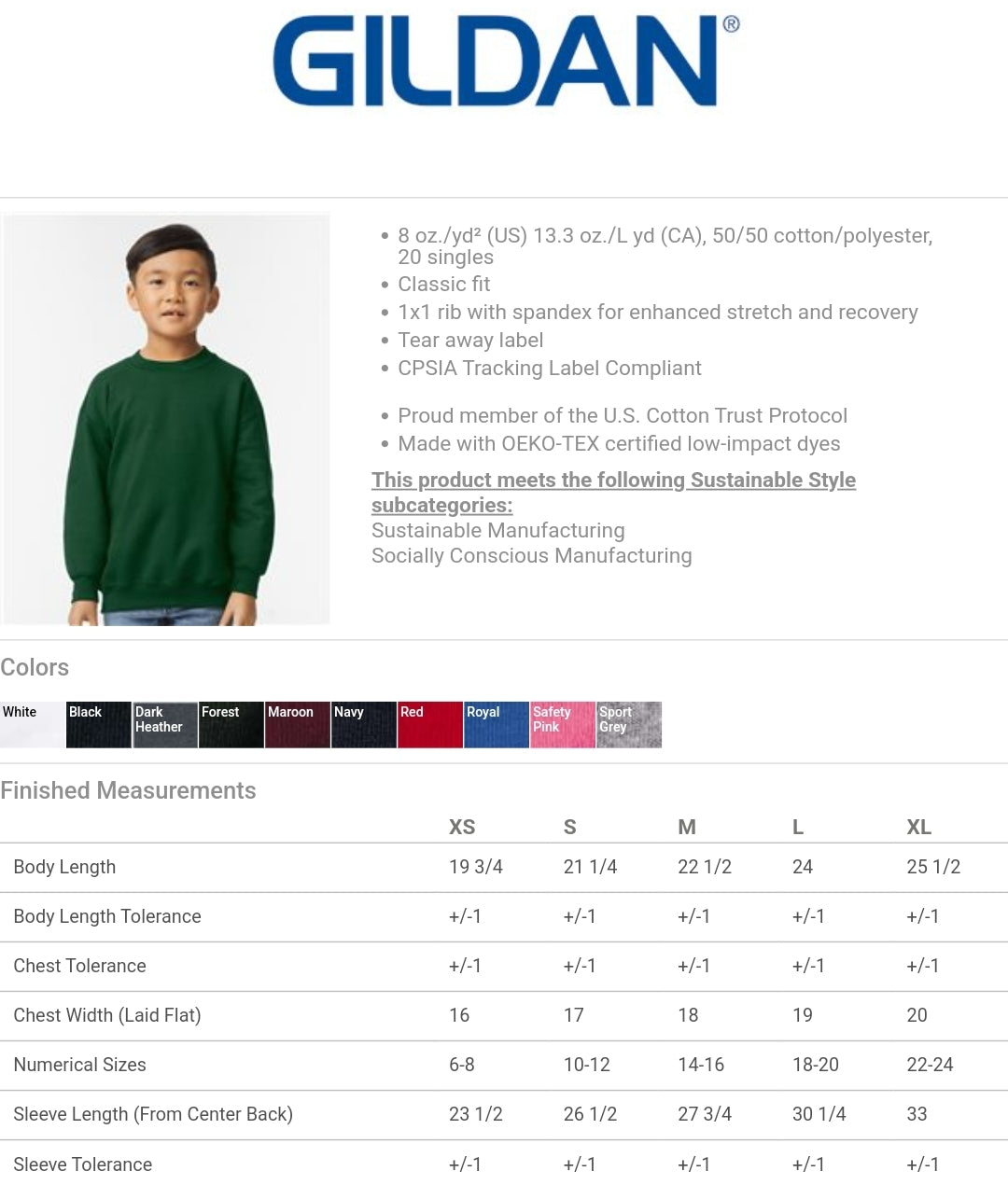 Upgrade Youth Gildan Sweatshirt