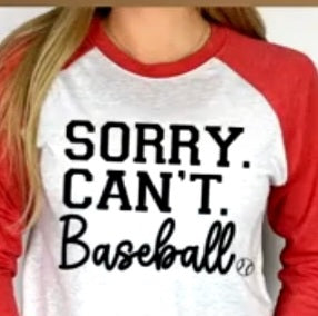 Sorry Can't Baseball